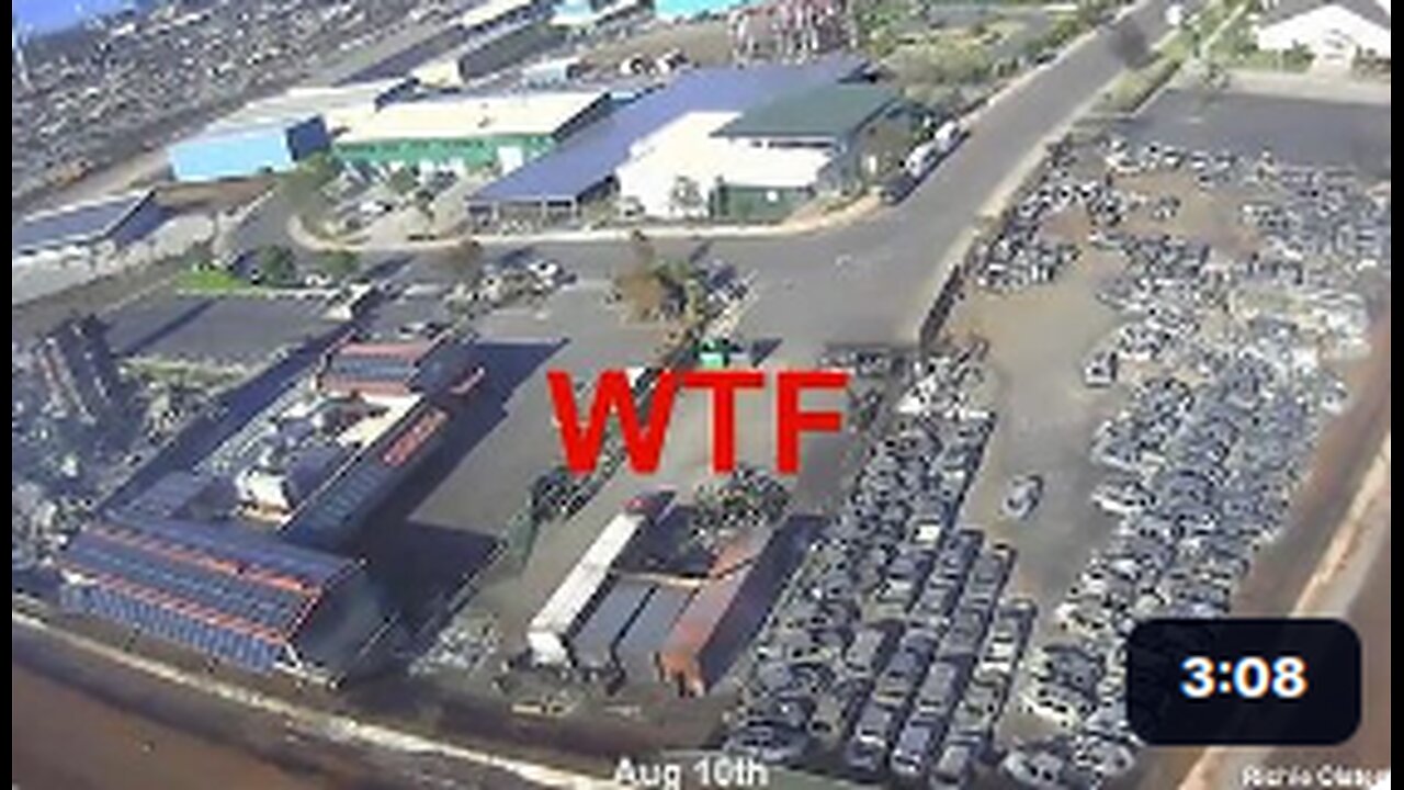 Lahaina Maui Fires WTF Impound Lot During The Fires Had Dozens of Their Own Cars Destroyed