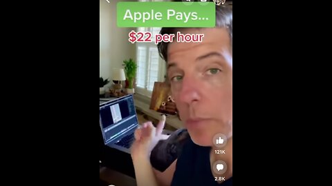 Wow, do you know Apple will pay you $22 dollars per hour. Like and follow for more