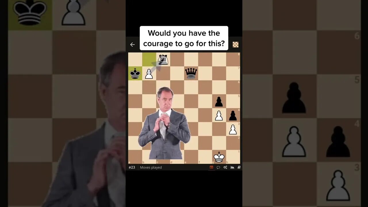 Would you find this knight promotion trick?