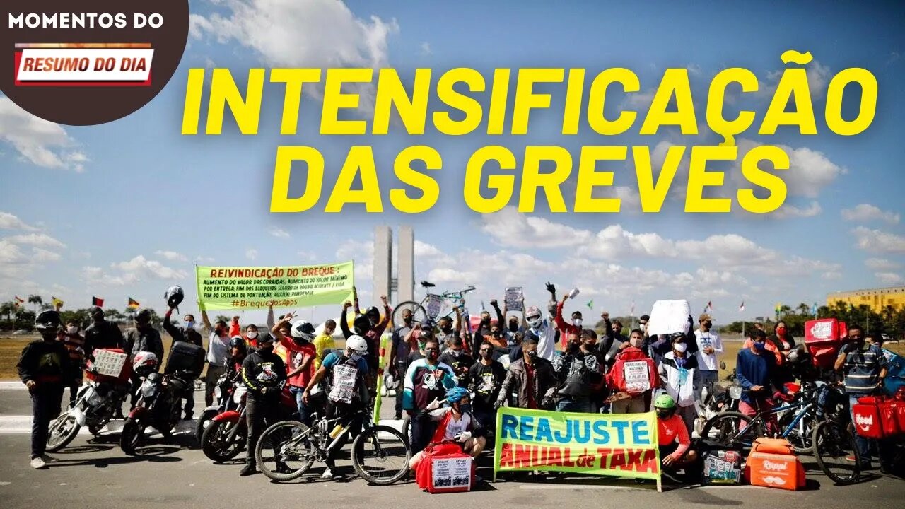 A mobilização dos entregadores de aplicativos | Momentos do Resumo do Dia