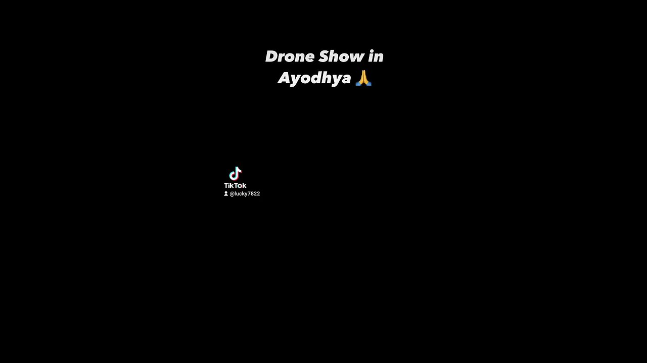 #Jaisiyaram#Ayodhya#droneshow