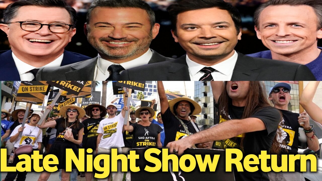 Late-Night Shows Make a Comeback as Writers Strike Continues: Actors Resume Talks Amidst Standoff