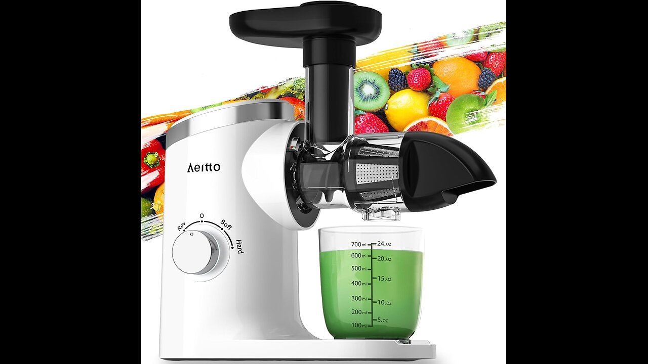 Masticating Juicer with Triple Modes