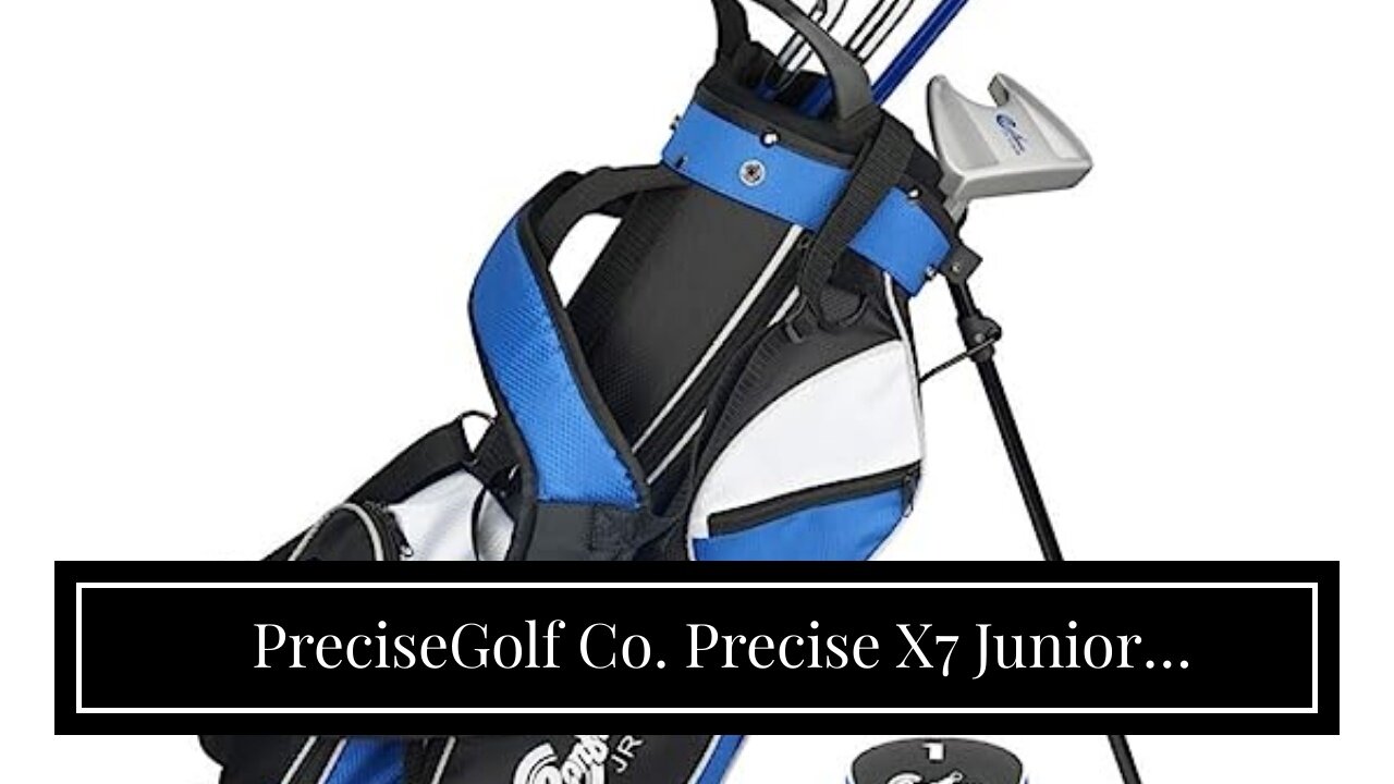 PreciseGolf Co. Precise X7 Junior Complete Golf Club Set for Children Kids - 3 Age Groups Boys...