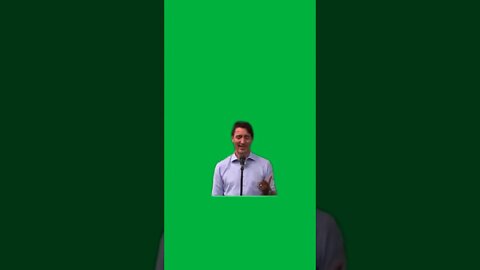 Green Screen –Trudeau I will never apologize