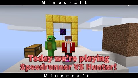 LASER MINING Speedrunner VS Hunter in Minecraft