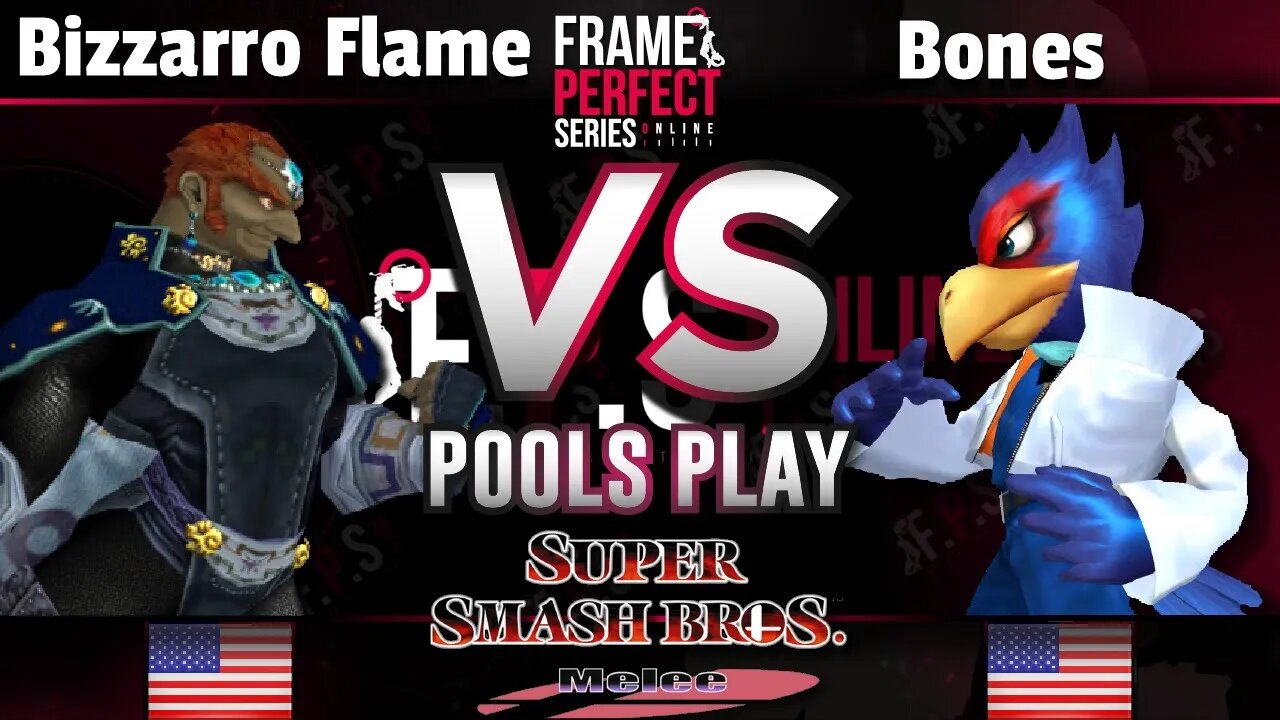 FPS3 Online Pools - KYOTO | Bizzarro Flame (Ganondorf) vs. Bones (Falco) - Smash Melee