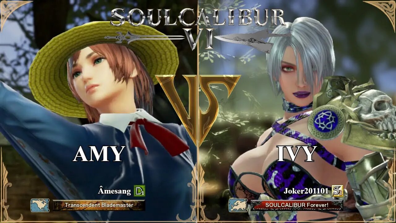 Amy (Âmesang) VS Ivy (Joker201101) (SoulCalibur™ VI: Online)