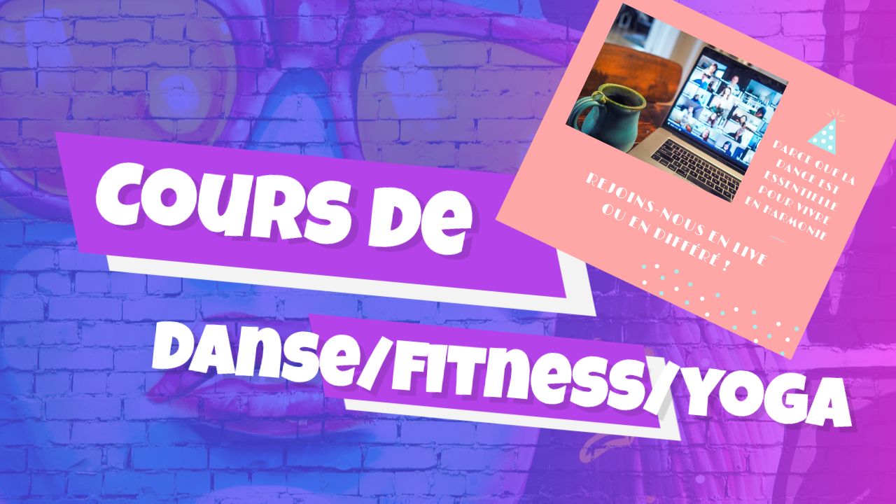 Danse, fitness à la maison ça te dis ?