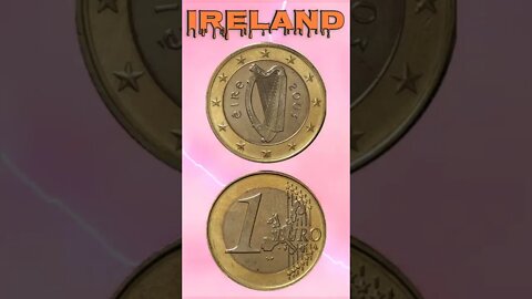 Ireland 1 Euro 2003.#shorts #education #coinnotesz