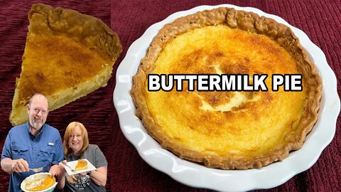 How To Make BUTTERMILK PIE | Easy Pie Recipe