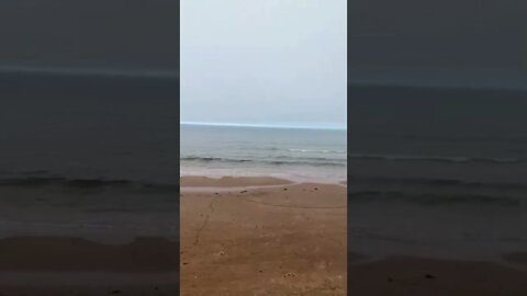 Cloudy day at the beach