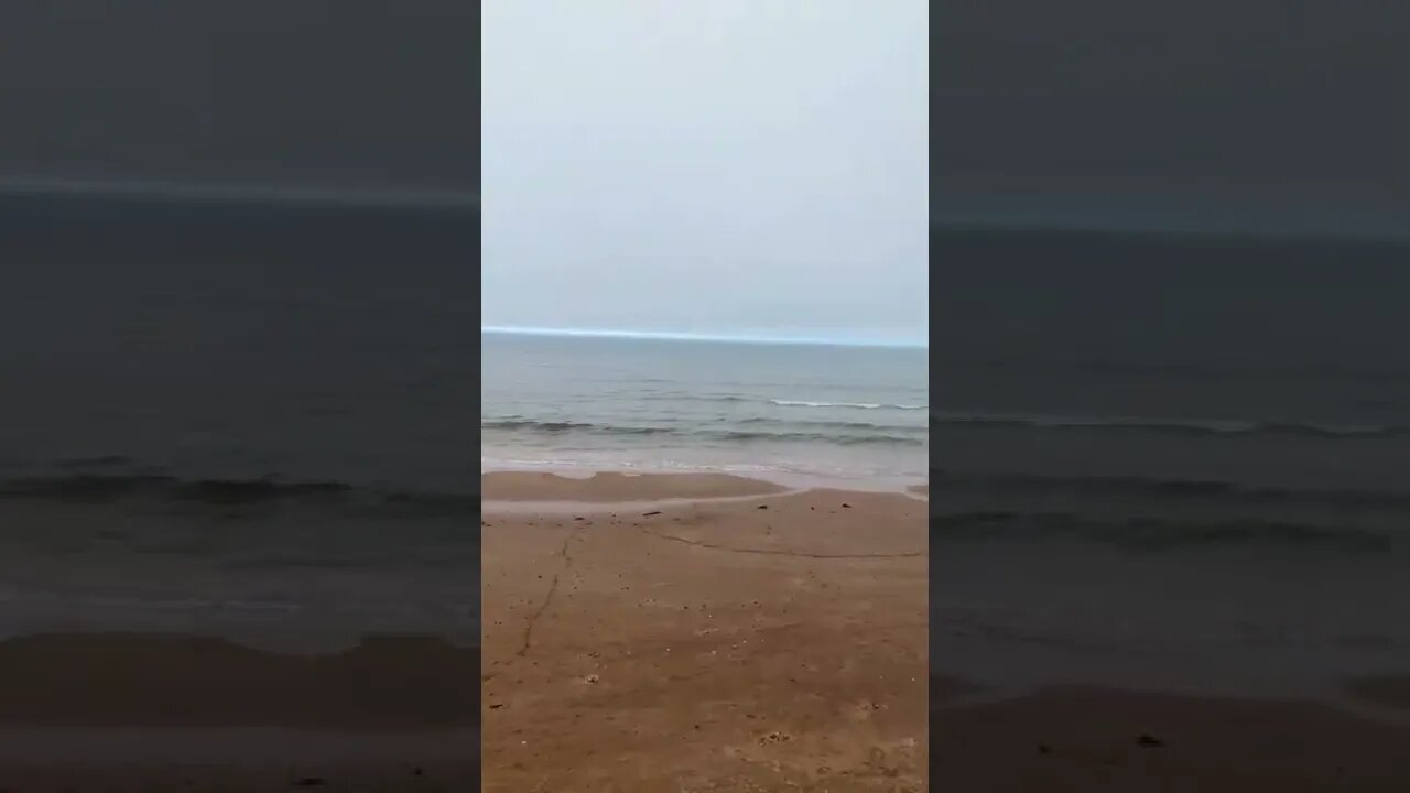 Cloudy day at the beach