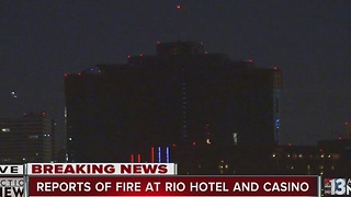 Crews respond to fire at Rio hotel-casino