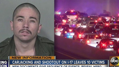 10 victims during I-17 carjacking, shootout