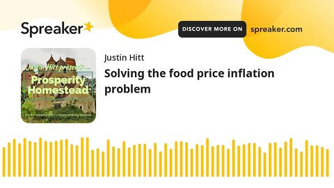 Solving the food price inflation problem