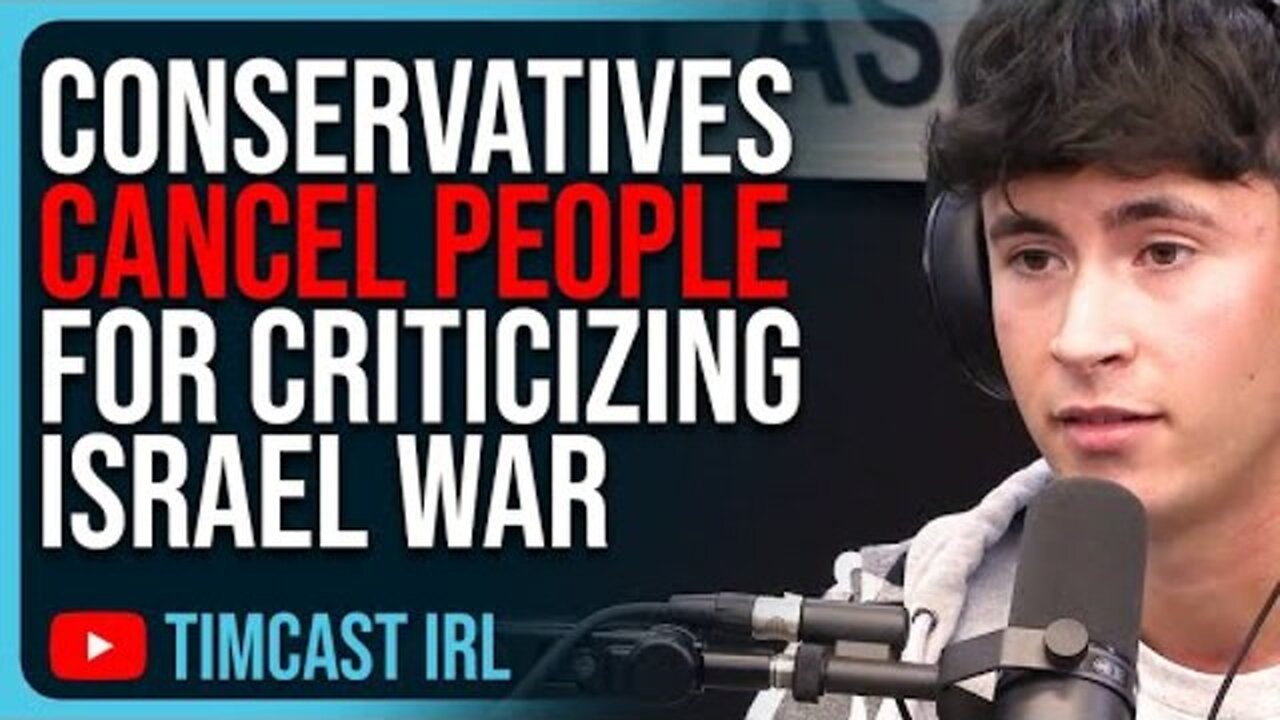 CONSERVATIVES CANCEL PEOPLE FOR CRITICIZING ISRAEL, CULTURE WAR GOES WEIRD