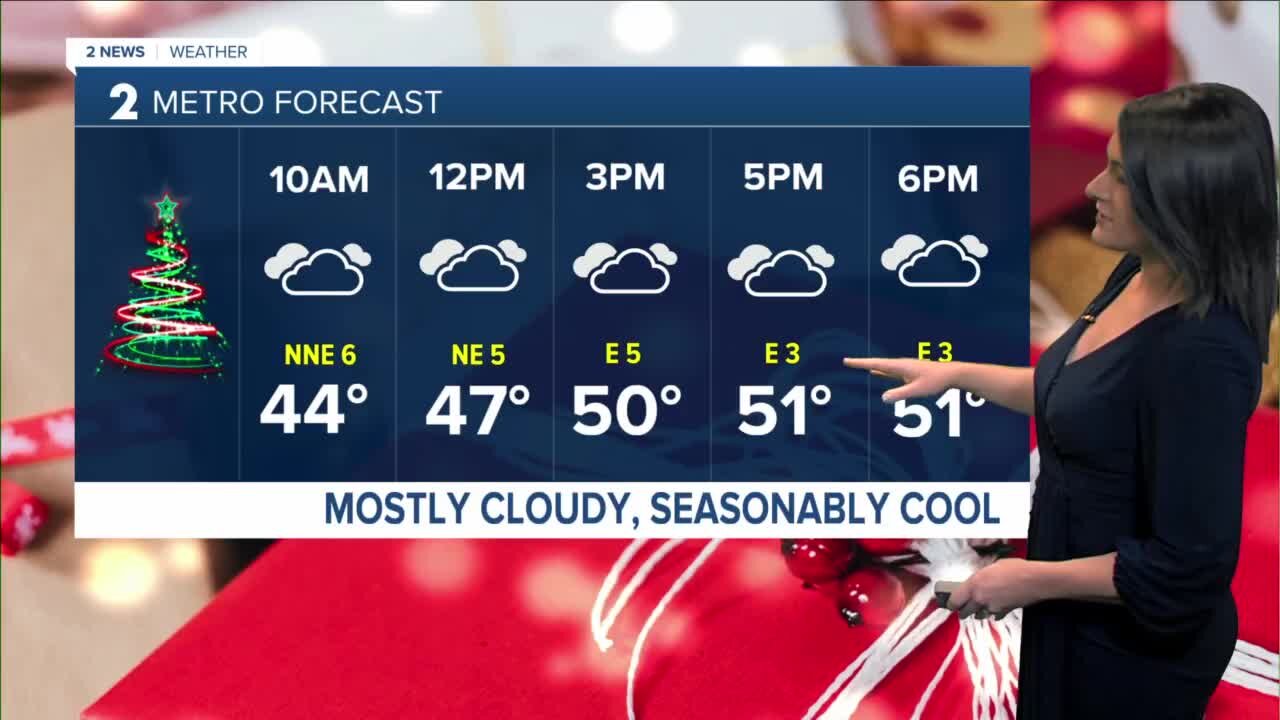 Seasonably Cool and Cloudy Sunday