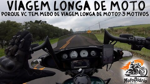 Viagem LONGA de MOTO: 3 motivos que explicam porque você não consegue VIAJAR de MOTO