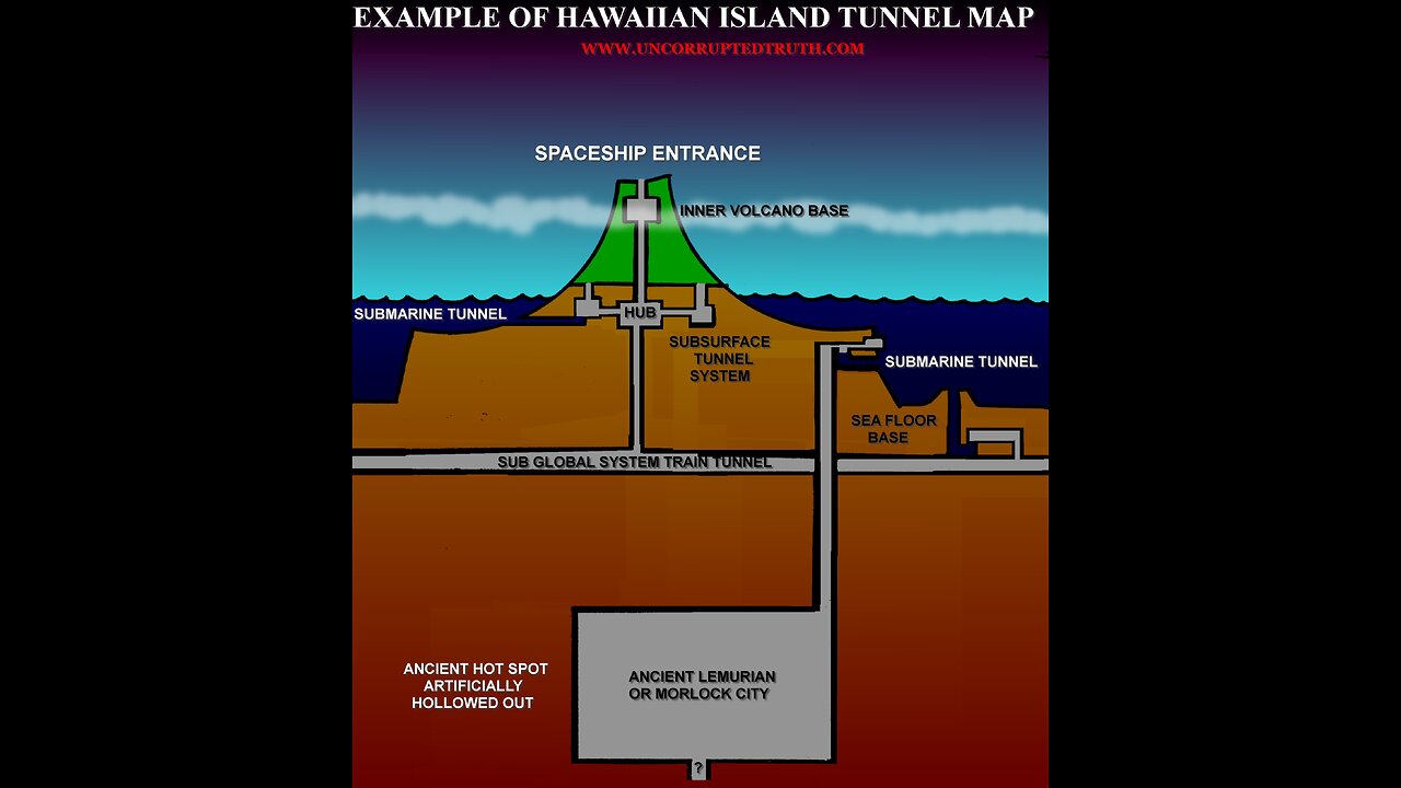 SECRET UNDERGROUND BASE IN HAWAII, IMPLANTS, ALIENS AND DEMONS