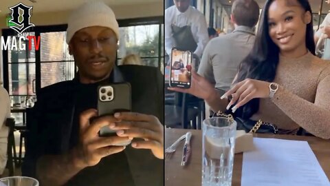 Tyrese Critiques "GF" Zelie Timothy Outfits Before Dinner Date! 🧐