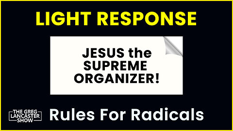 Jesus the SUPREME Organizer