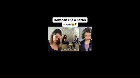 How can I be better mom🥹?