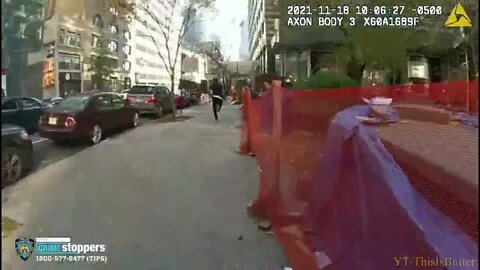 Fast NYPD officer arrest man after snatching phone from a female