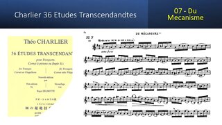 🎺🎺🎺 [TRUMPET ETUDE] Charlier 36 Etudes Transcendandtes No 07 – (Du Mecanisme)