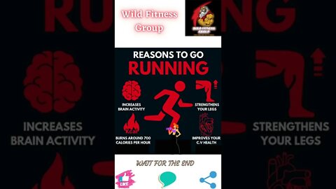 🔥Reasons to go running🔥#shorts🔥#wildfitnessgroup🔥1 September 2022🔥