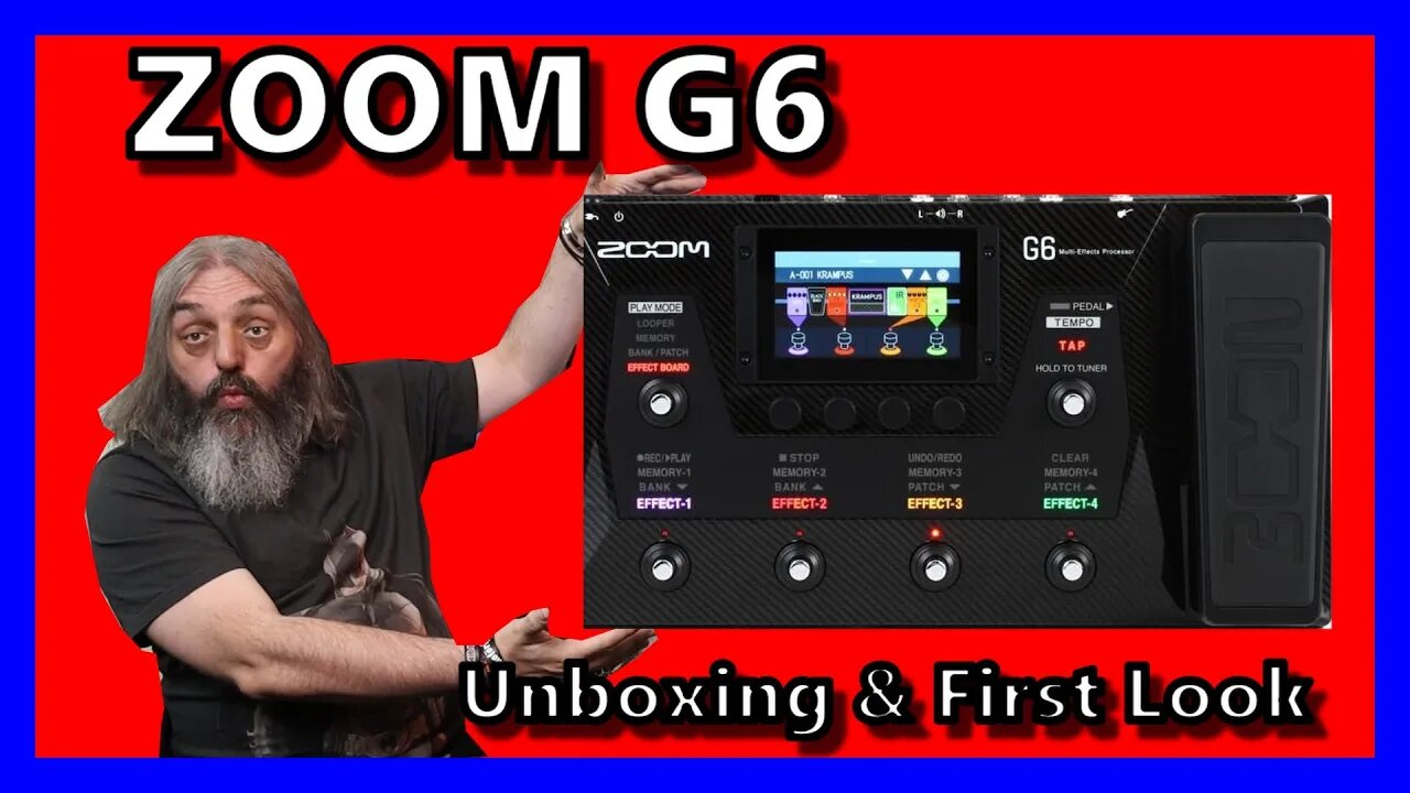 Zoom G6 Unboxing and First Look