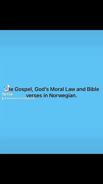 Today's Gospel translations Norwegian and Finnish. #gospel #bibleverses #tencommandments