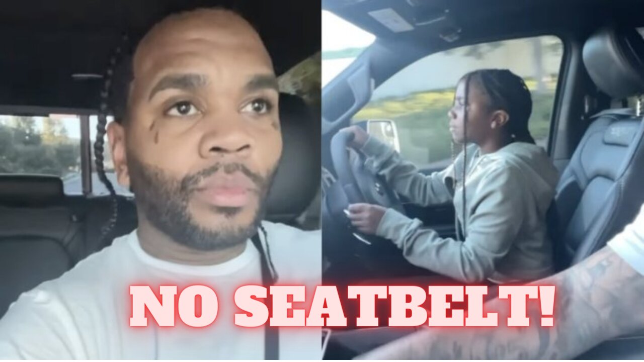 Kevin Gates Lets His 10 Year Old Daughter Drive Him Around