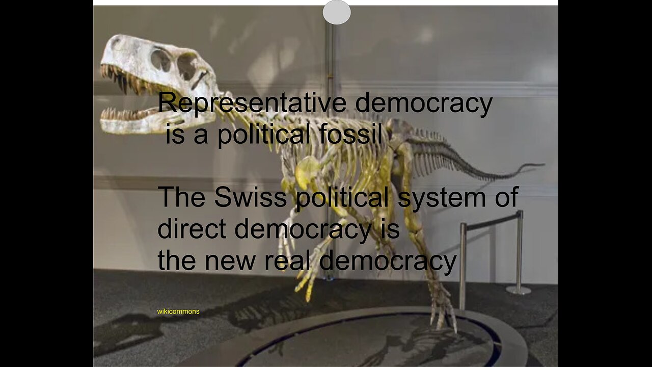 La democracia representativa se ha obsoletizado, necesitamos la democracia directa al estilo Suiza (no al estilo California o Uruguay)