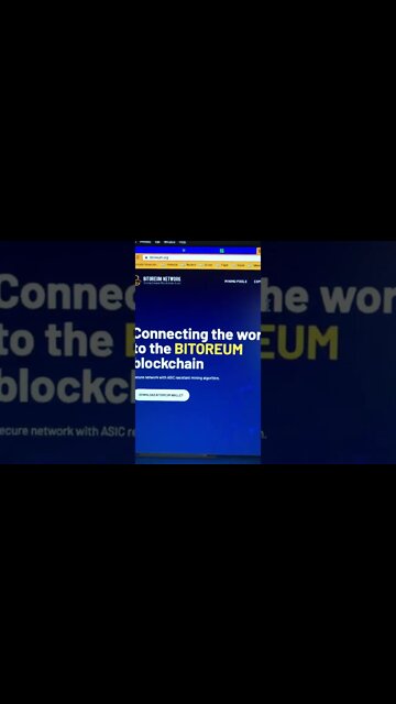 BITOREUM - 🔥 HOT CPU Mineable Coin Of The Day #shorts