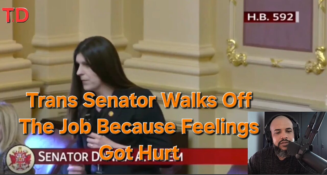 Trans Senator Walks Off The Job Because Feelings Got Hurt