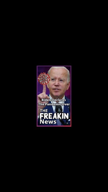 President Joe Biden Says Pandemic Is Over During 60 Mins Interview Despite Continued Deaths #shorts
