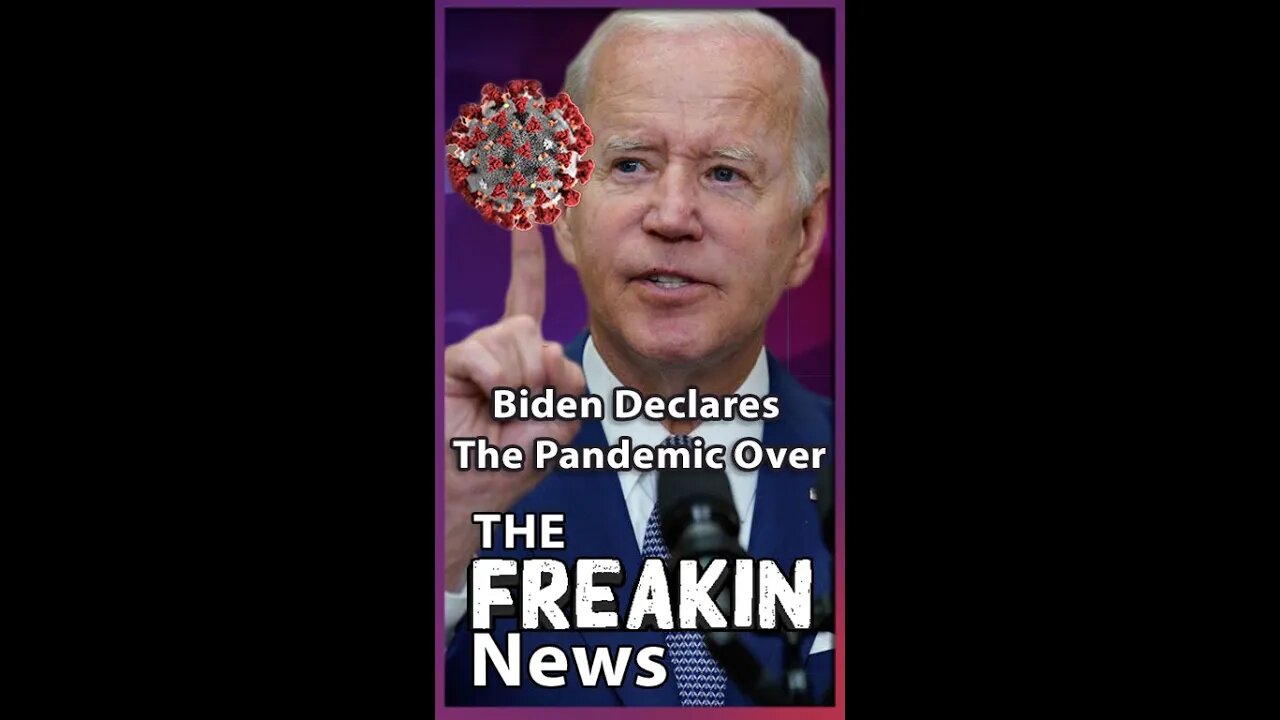 President Joe Biden Says Pandemic Is Over During 60 Mins Interview Despite Continued Deaths #shorts