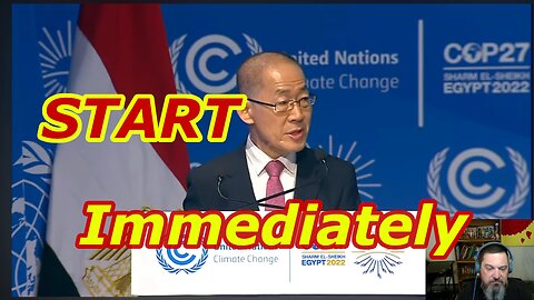 COP 27 We Need to Start Restrictions NOW