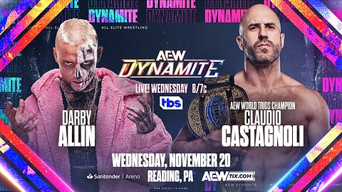 Claudio Castagnoli Destroys Darby Allin in Dominant Win! #shorts