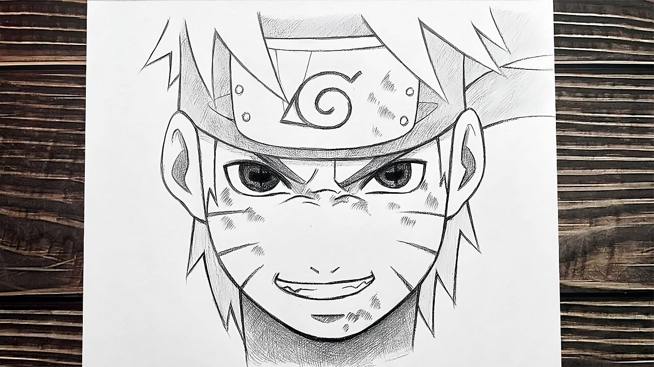 Pencil Sketching of Narutu Character | How to Draw