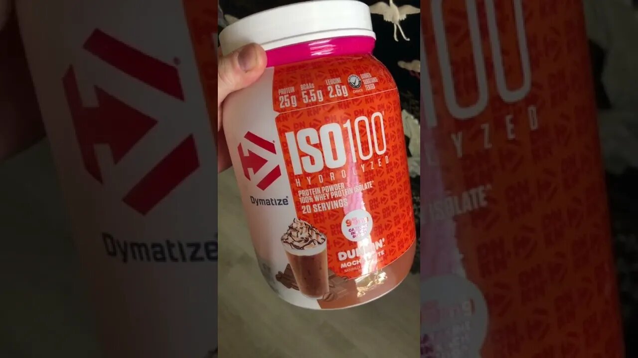 ISO100 Dunkin Mocha Latte