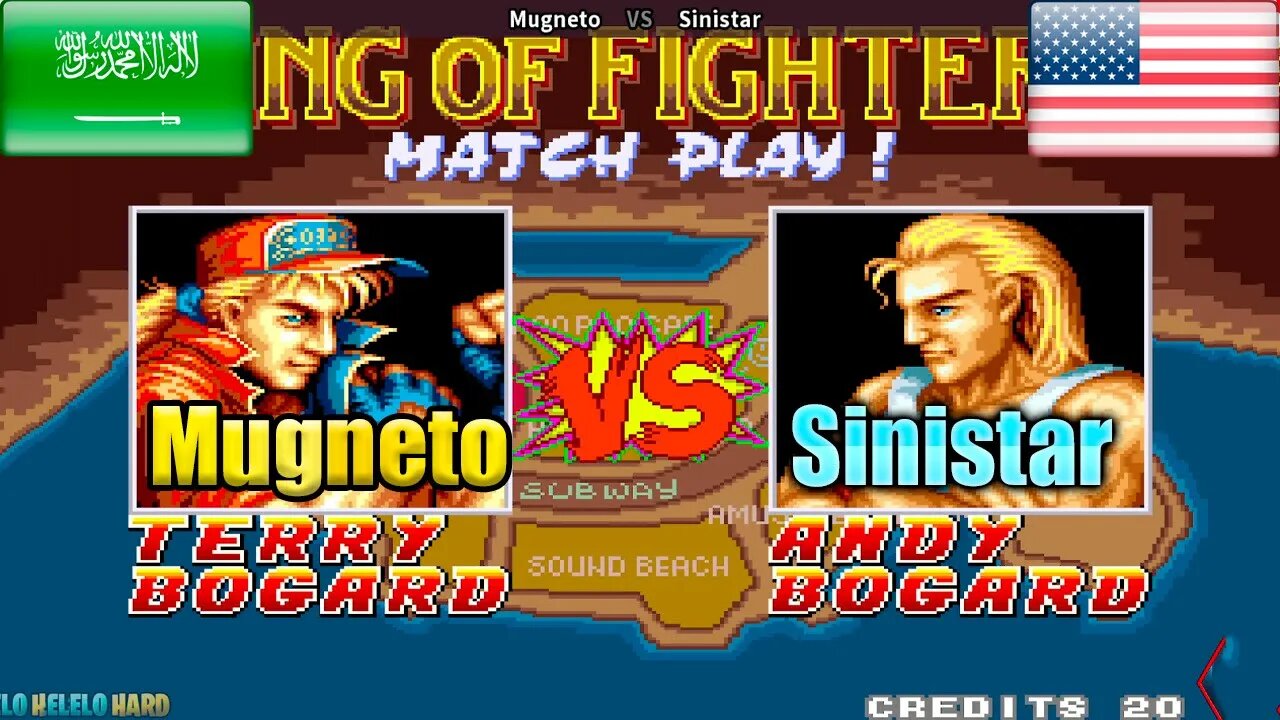 Fatal Fury (Mugneto Vs. Sinistar) [Saudi Arabia Vs. U.S.A.]