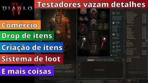 Diablo 4 - Smart loot, sem limite para gold e outras coisa