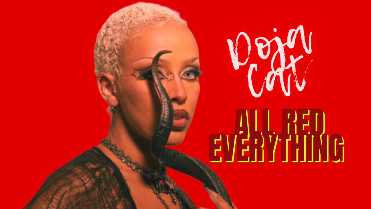 Doja Cat Has Rebranded her content to All RED. She wasn’t joking.