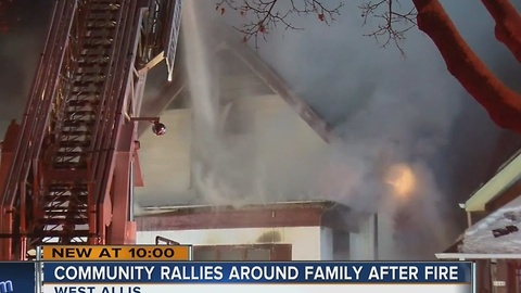 West Allis rallies to help family devastated by fire