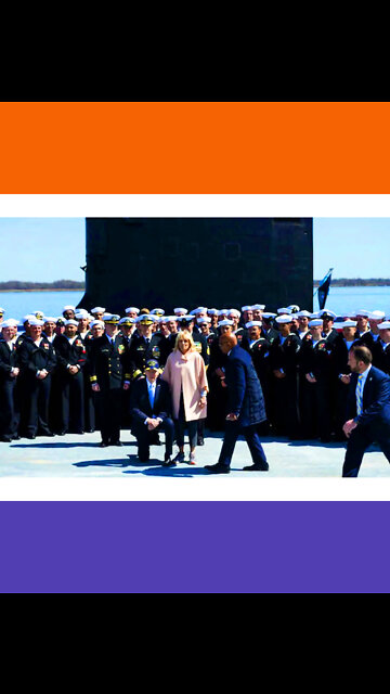 Biden Takes A Knee In Military Photos