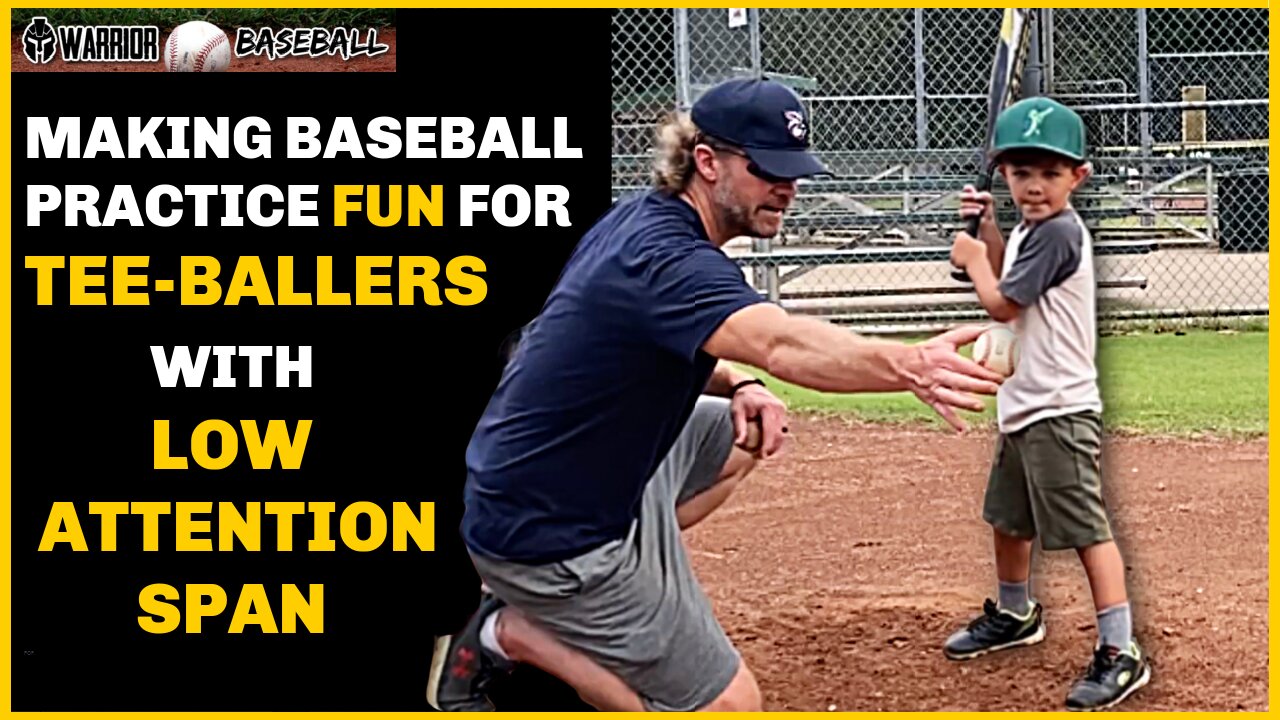 Baseball Practice for Tee-Ballers with Low or No Attention Span | Keep it Fun!