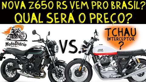 Nova Kawasaki Z 650 RS VEM PRO BRASIL? Qual será o preço? Tchau INTERCEPTOR 650?