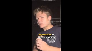 Depression is very sticky